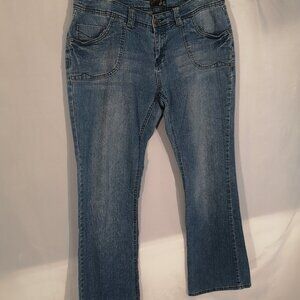 Dots Ladies Medium Wash Blue Jeans